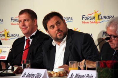   Junqueras: 'El que legitima l'independentisme és que expressi, encarni i tingui la voluntat d'exercir uns valors universals com la llibertat, la igualtat,la justícia, la fraternitat i l'eficàcia'  
