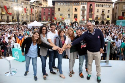   Forcadell: 'Expliqueu a tothom el nostre projecte, només junts podem guanyar aquestes eleccions decisives'  
