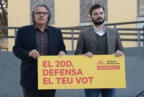   Tardà i Rufián: 'Anem a Madrid a defensar el vot dels catalans el 27S'  