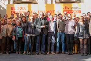   Esquerra Republicana presenta la candidatura que defensarà el vot dels catalans el 20D  