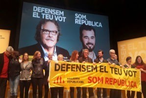   Rufián:'Anem a fer el que mai s'ha fet i anem a Madrid a dir el que mai s'ha dit, ja hem votat, ens hem comptat, i hem guanyat . Som República'  
