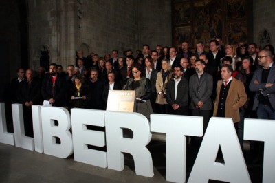   Esquerra Republicana participa a l'acte de suport als càrrecs electes investigats per l'Audiència Nacional pel compromís amb el procés sobiranista  