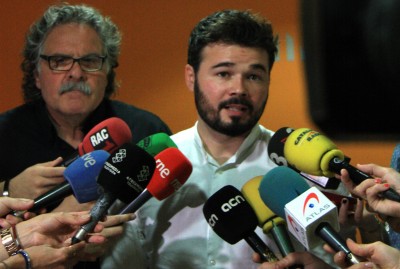   Rufián: 'Sortim a guanyar, som l'únic canvi possible'  