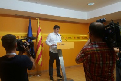   Sabrià: 'Ens preocupa que la fiscalia de Barcelona hagi traslladat la denúncia contra Fernández Díaz al Suprem i advertim que ho portarem fins les últimes conseqüències'  