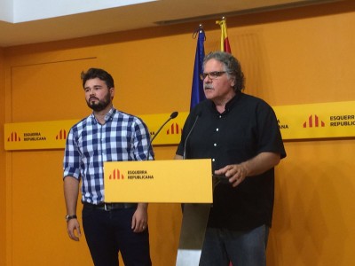   Rufián: 'El referèndum no és un caprici d'Esquerra Republicana, és una demanda que cada any porta centenars de milers de persones al carrer'  