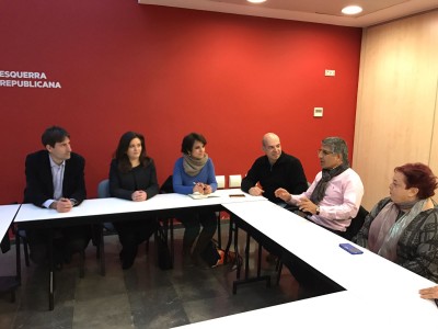   Jordi Solé i Ana Surra es reuneixen amb representants de l’Aliança Nacional de Síria  