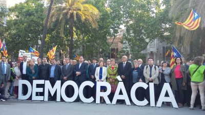   Oriol Junqueras: “La democràcia triomfarà davant dels que intenten impedir l’exercici del dret fonamental al vot”  