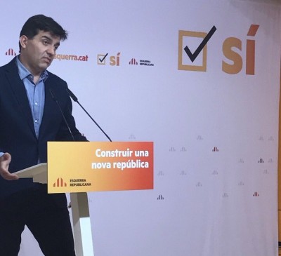   Sabrià: “Seguim ferms cap al referèndum, hi estem absolutament compromesos, i no renunciem a la via acordada, de fet, és la nostra prioritat”.  