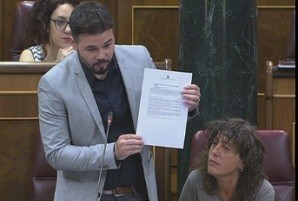   Esquerra Republicana demana a la comissió sobre l’Operació Catalunya del Congrés que s’emeti el documental “Las cloacas del Estado”  