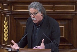   Tardà, a Rajoy: “Nosaltres optem per la valentia democràtica de votar. Li deixem a vostè la força bruta i corrupta”  
