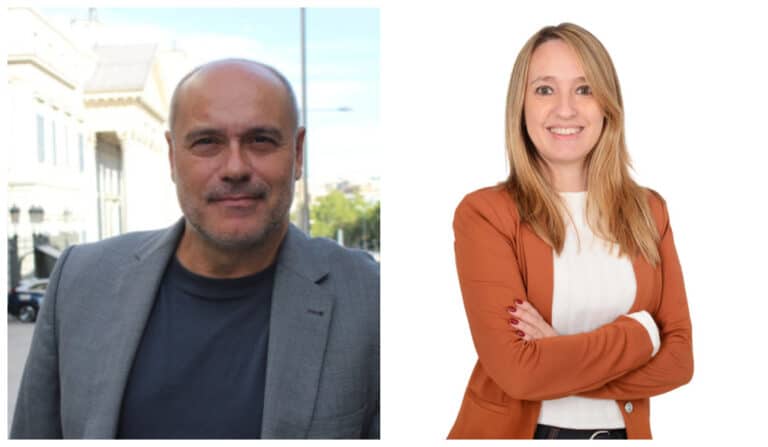 Els diputats d'ERC al Congrés, Jordi Salvador i Etna Estrems