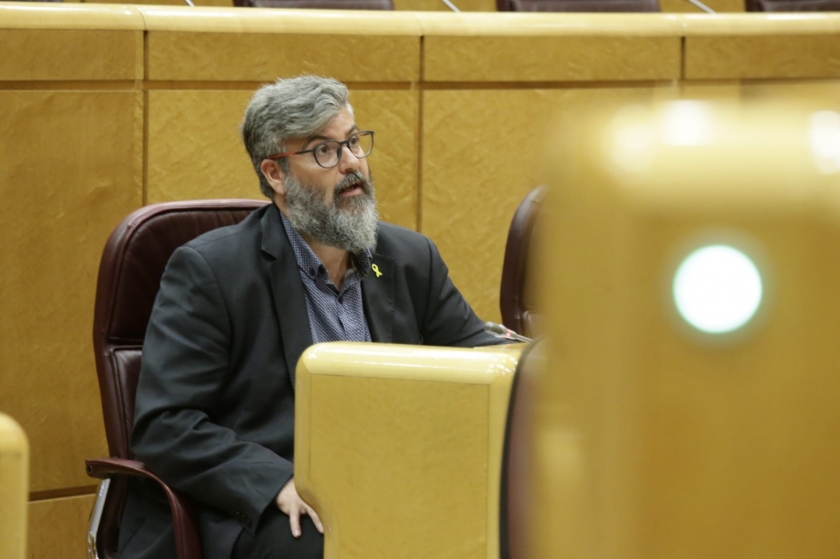  El senador d'Esquerra Republicana - EH Bildu Jordi Martí. 