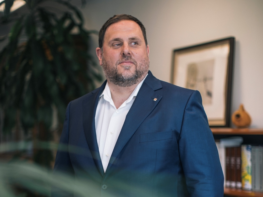   Junqueras: 'Presentar-me a Europa és la millor manera de denunciar el retrocés democràtic i la repressió de l'Estat espanyol'  