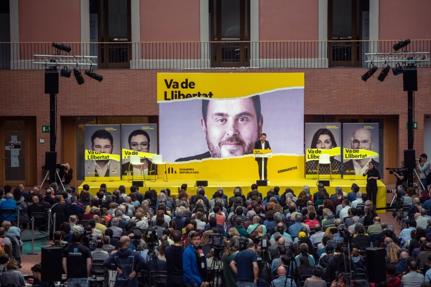   La campanya gràfica d’Esquerra Republicana a les eleccions espanyoles, finalista en els premis Laus de publicitat  