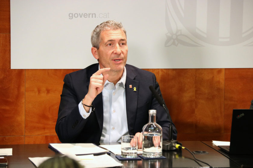  Conseller Gonzàlez-Cambray en roda de premsa /ACN 