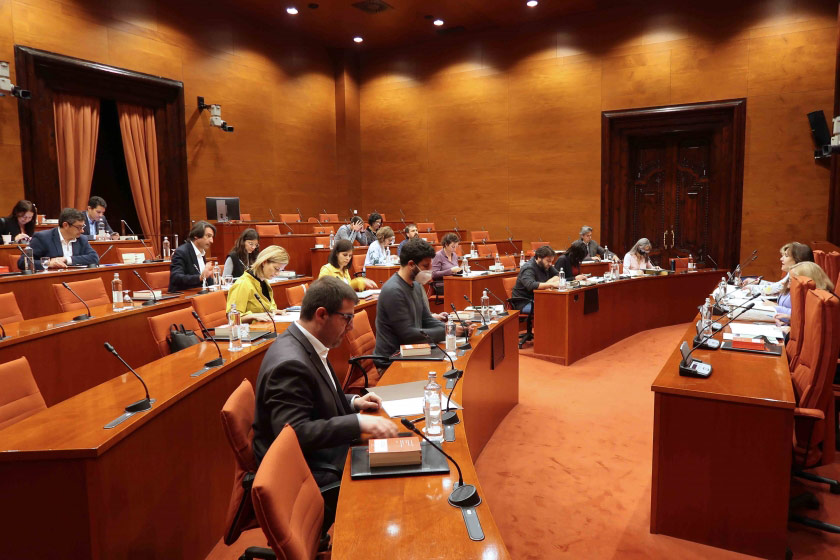  La Junta de Portaveus, reunida al Parlament / Parlament  