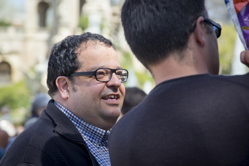 Joan Ignasi Elena en un acte al Parc de la Ciutadella de Barcelona