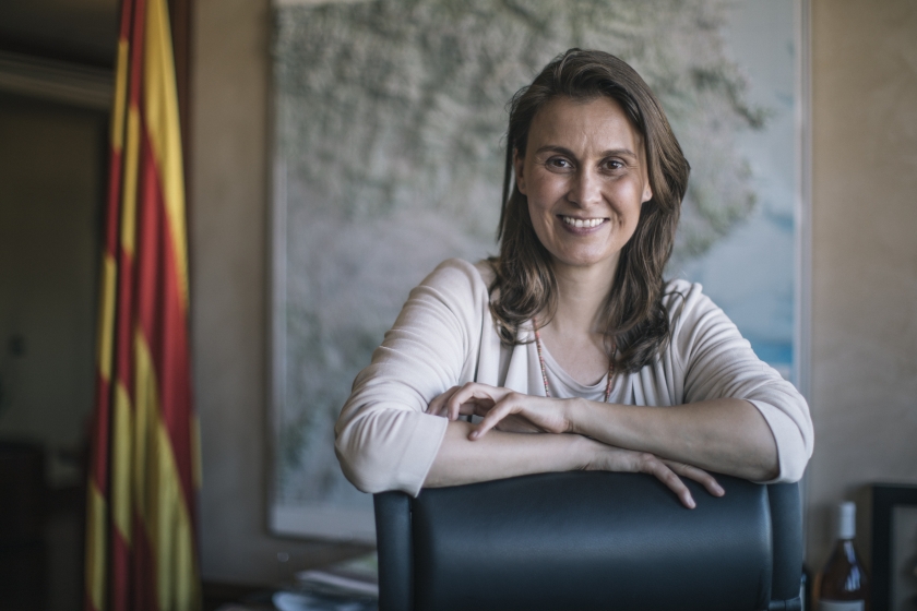  Meritxell Serret, quan era consellera d'Agricultura, Ramaderia, Pesca i Alimentació del Govern de la Generalitat 