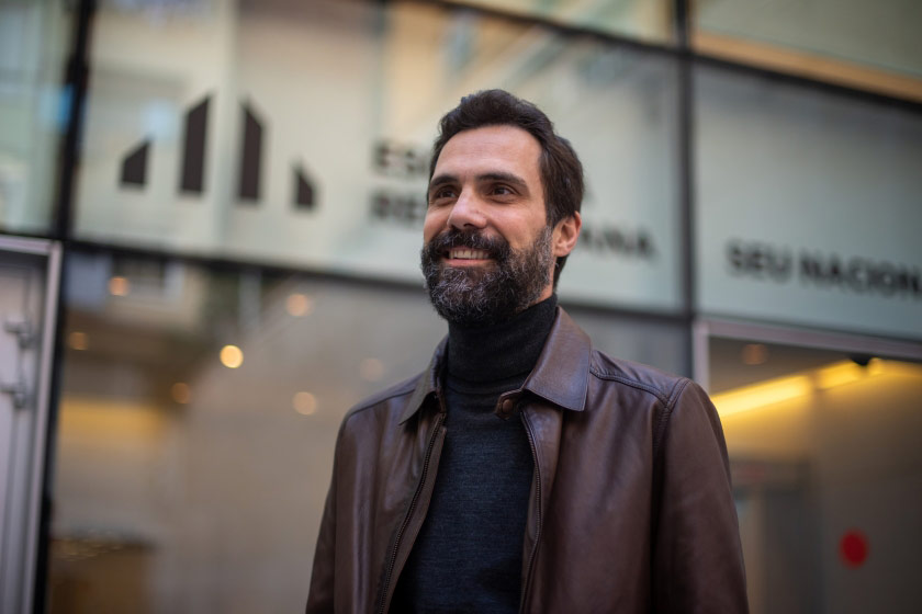  Roger Torrent, a la seu nacional d'Esquerra Republicana 