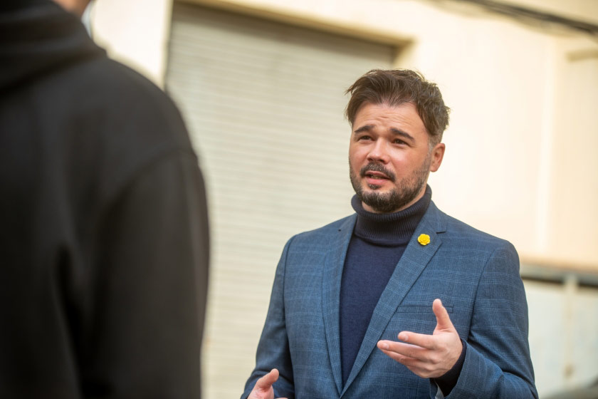  El portaveu d'Esquerra Republicana al Congrés dels Diputats, Gabriel Rufián 