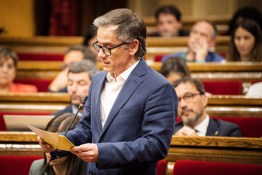  Josep Maria Jové al Parlament de Catalunya 