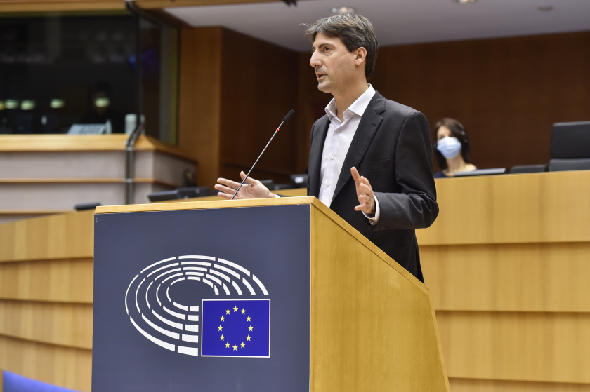  L'eurodiputat Jordi Solé al Parlament Europeu / Esquerra Republicana 