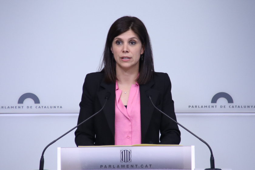  La secretària general adjunta i portaveu d'Esquerra Republicana, Marta Vilalta / ACN 