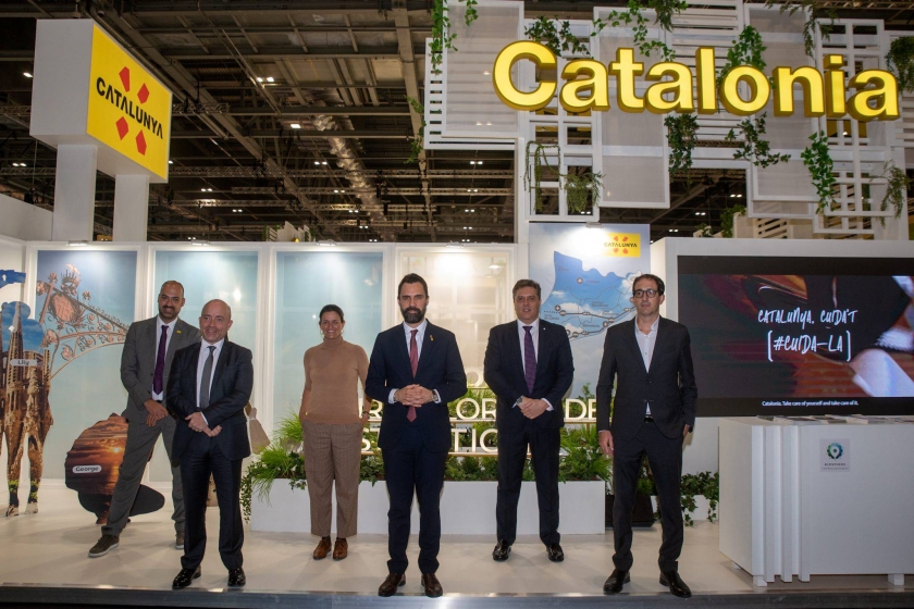  El conseller Torrent i Ramió a l'estand de Catalunya a la World Travel Market de Londres 