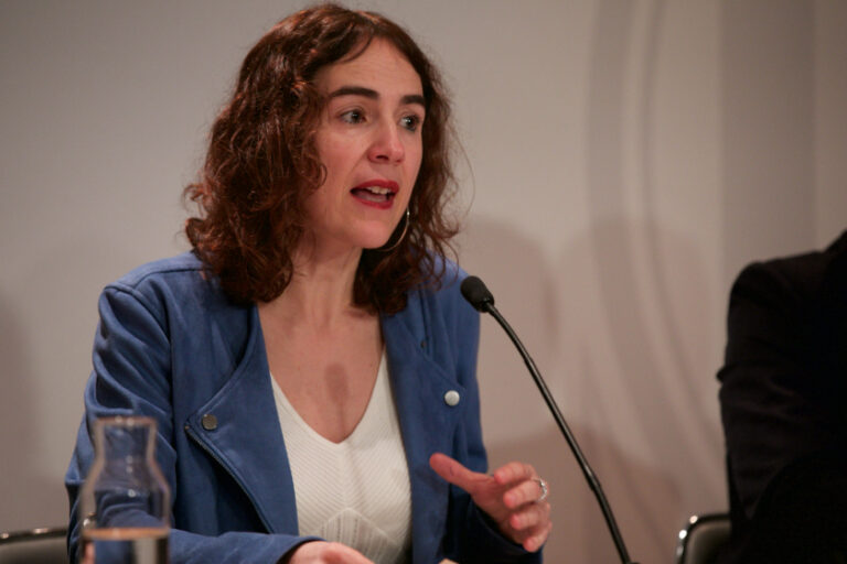 Consellera Ubasart presentant l’Estratègia nacional d’obertalitat penitenciària