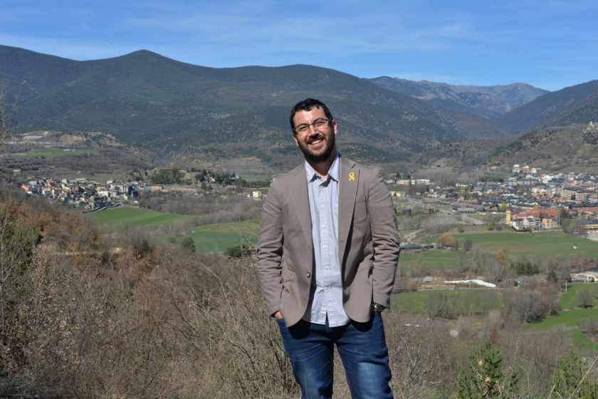  El candidat d'Esquerra Republicana a La Seu d'Urgell, Francesc Viaplana Manresa. 