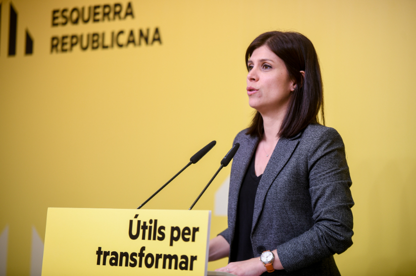  Marta Vilalta en roda de premsa / Marc Puig 