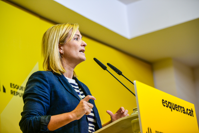  La portaveu d'Esquerra Republicana, Raquel Sans / Marc Puig 