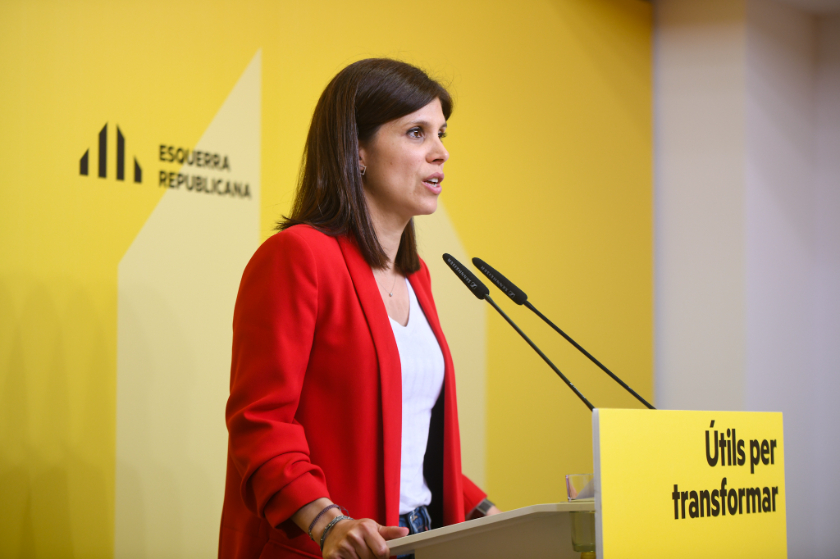  Marta Vilalta durant la roda de premsa / Marc Puig 