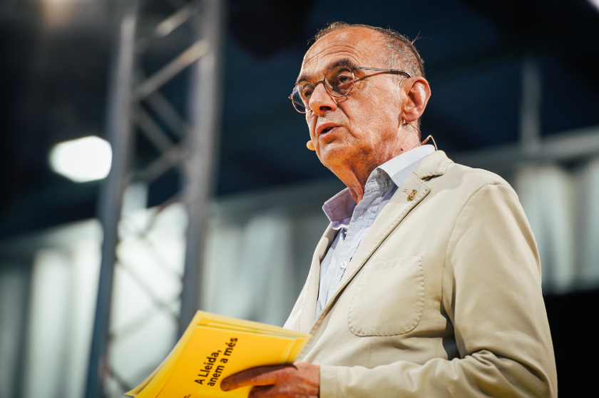  Miquel Pueyo a l'acte de campanya de Lleida 
