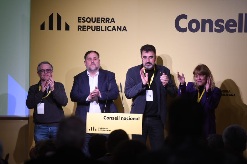  Junqueras, Jové, Salvadó i Garriga al Consell Nacional d'Esquerra Republicana 