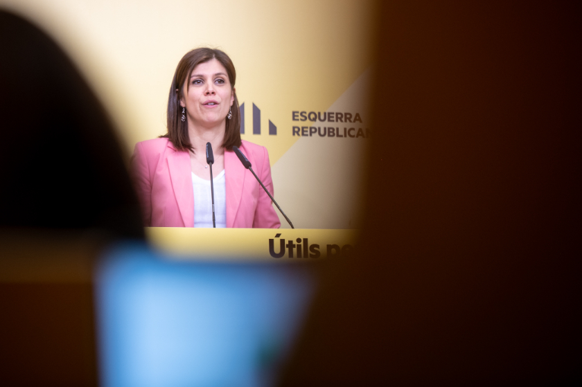  Marta Vilalta en roda de premsa / Marc Puig 