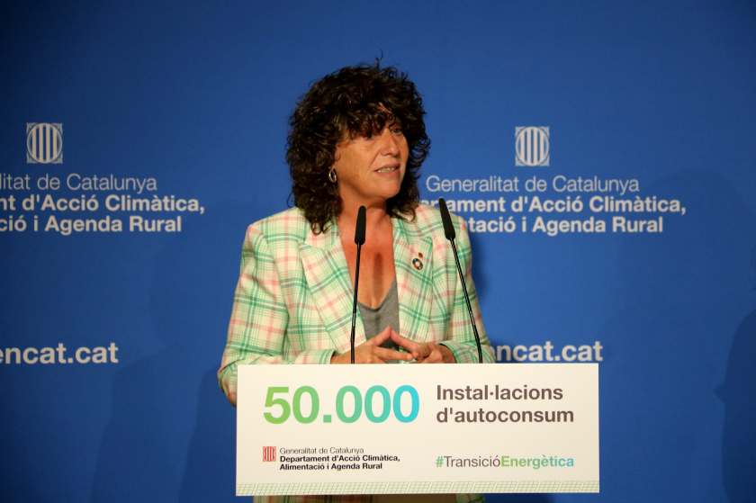  La consellera d'Acció Climàtica, Alimentació i Agenda Rural, Teresa Jordà. ACN 