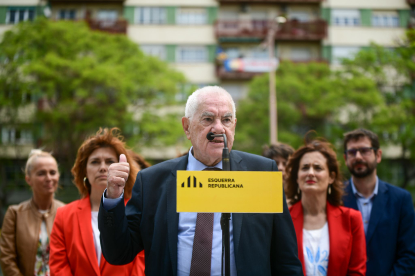  El president del grup municipal d'ERC a l'Ajuntament de Barcelona, Ernest Maragall. GERARD MAGRINYÀ 