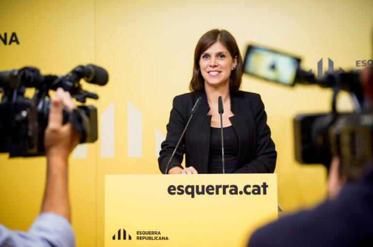 La secretària general adjunta i portaveu d'Esquerra Republicana