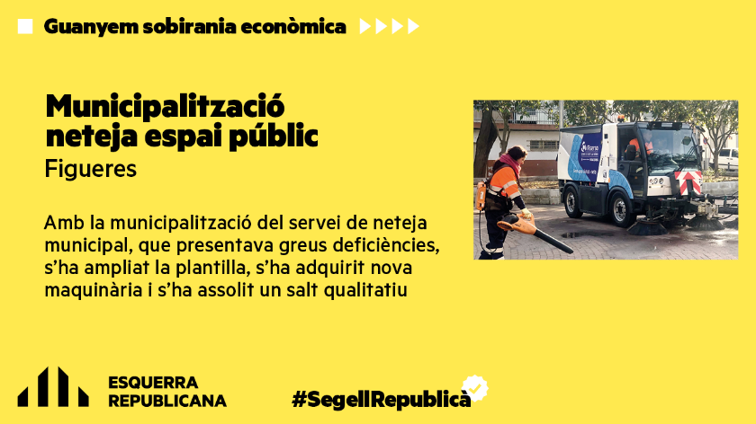   Municipalització de la neteja viària: qualitat i estalvi al servei de la ciutadania  