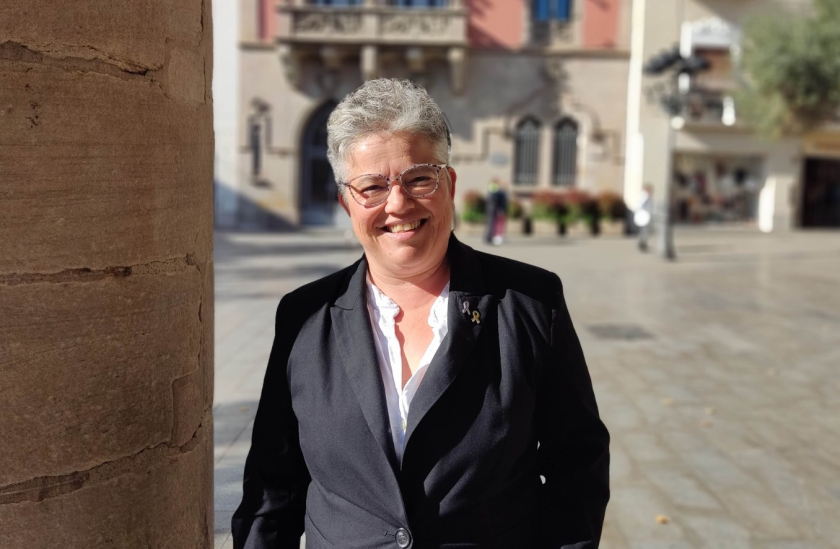 La candidata d'Esquerra Republicana a l'alcaldia de Granollers, Núria Maynou.