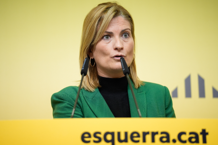  Raquel Sans en roda de premsa 