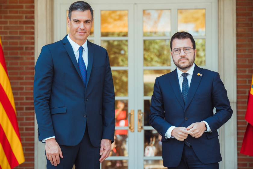  Aragonès i Sánchez, abans de reunir-se 