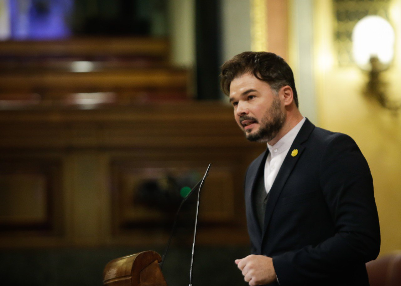  El portaveu d'Esquerra Republicana al Congrés, Gabriel Rufián 