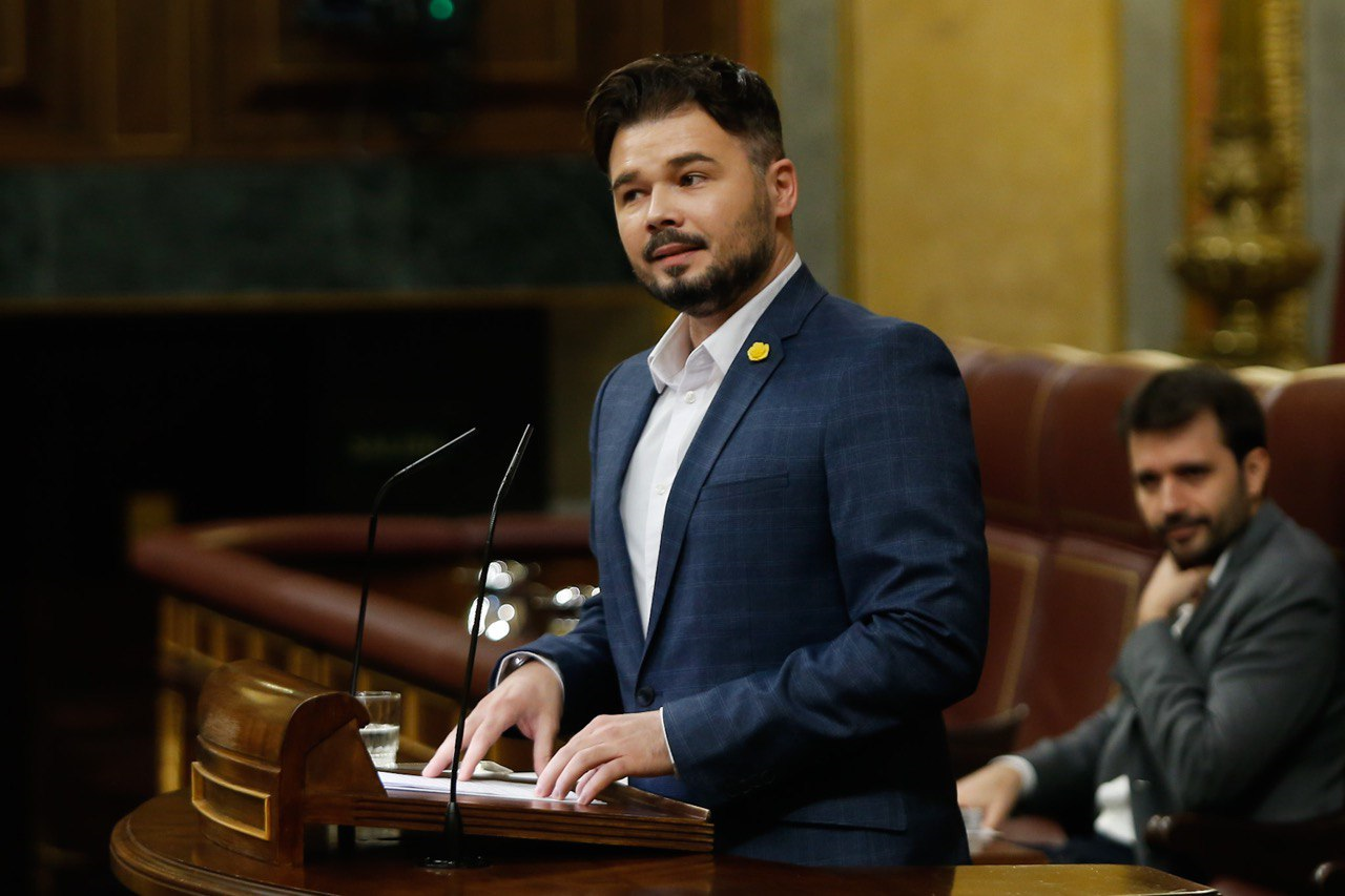  El portaveu d'Esquerra Republicana al Congrés, Gabriel Rufián 