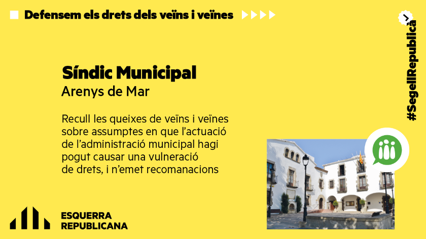   La Defensora de la Ciutadania, la síndica que vetlla pels drets a Arenys de Mar  