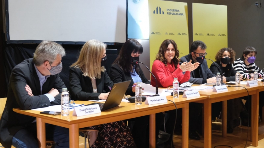  Trobada de la Taula Institucional Municipal d'Esquerra Republicana, aquest dimecres a Sant Cugat. 