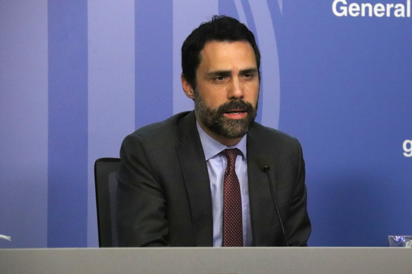  el conseller d'Empresa i Treball, Roger Torrent, en una imatge d'arxiu. ACN 