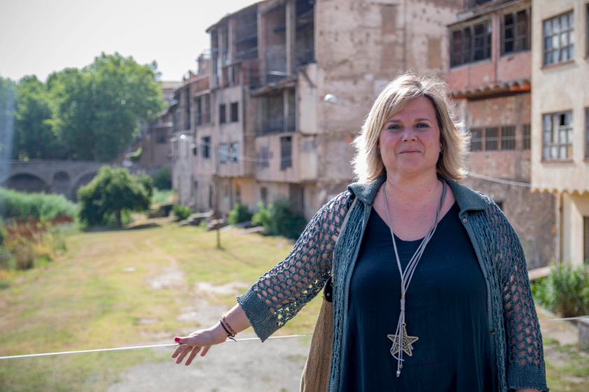  La candidata d'Esquerra Republicana a l'alcaldia de Vic, Maria Balasch. 