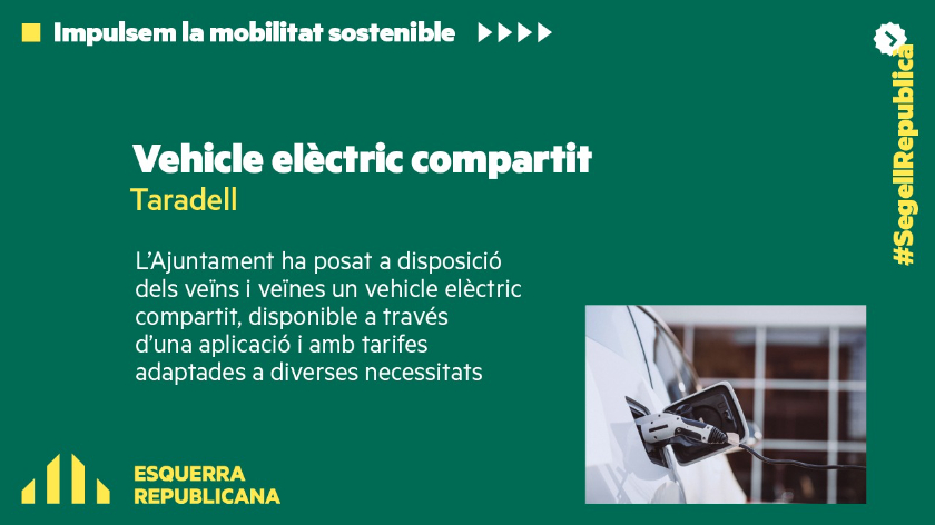  Vehicle elèctric compartit: mobilitat municipal amb zero emissions  